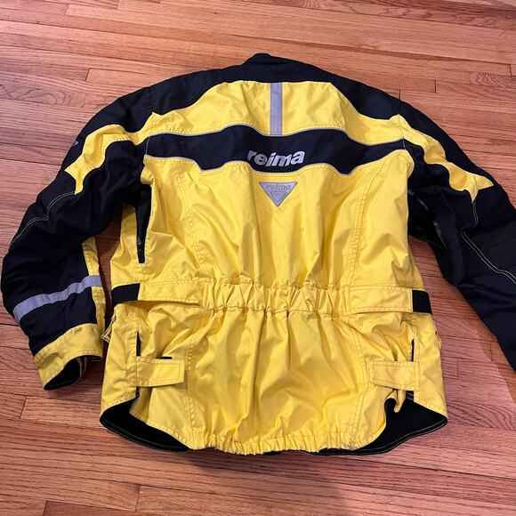 REIMA Coat Mens XL Black Yellow Kevlar 3 in 1 Snow Board Snowmobile Jacket - Picture 5 of 13